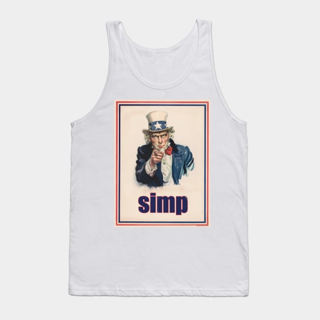 simp! Tank Top by artNpop